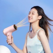 Компактный аккумуляторный фен для сушки и укладки волос WHD-01 Беспроводной фен мощностью 500 Вт Розовый