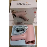 Компактный аккумуляторный фен для сушки и укладки волос WHD-01 Беспроводной фен мощностью 500 Вт Розовый