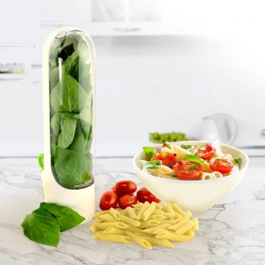 Контейнер органайзер для хранения зелени 25*9,5 см в холодильник HERB SAVER HZ-11 для овощей