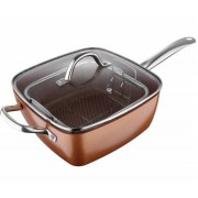 Сковорода фритюрница пароварка 3 в 1 UNIQUE UN 5251. Сковорода-фритюрница UNIQUE UN-5251 24см 4 предмета