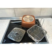 Сковорода фритюрница пароварка 3 в 1 UNIQUE UN 5251. Сковорода-фритюрница UNIQUE UN-5251 24см 4 предмета