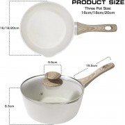 Набор сотейников с антипригарным покрытием 16-18-20см 1,2-1,5-2л Rainberg RB-778