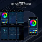 Подсветка салона авто Ambient light Rgb, светодиодная лента торпеды USB Bluetooth многоцветная