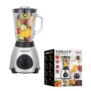 Многофункциональный стационарный блендер Sokany 400Вт с объемом чаши 1.5л SK-148