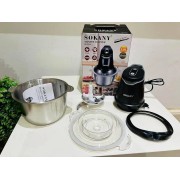 Измельчитель стационарный кухонный ручной, 2 скорости, металлическая чаша 2 литра, 400 Вт, Sokany SK-7020