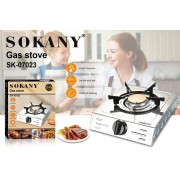 Газовая плита с одной конфоркой, Портативная плита для кемпинга Sokany SK-07023