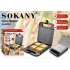 Мультипекарь Sokany SK-08053 с антипригарным покрытием 1200 Вт Мультипекарь Sokany SK-08053 с антипригарным покрытием 1200 Вт