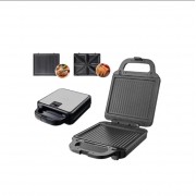 Мультипекарь со съемными формами 2 в 1 вафельница гриль бутербродница Sokany SK-08062 1400 Вт