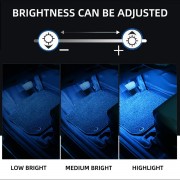 Автомобильная RGB подсветка салона с поддержкой приложения 4 шт USB