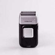 Электробритва-шейвер мужская Sokany SK-385 аккумуляторная с 2 бритвенными головками для сухого бритья Серый