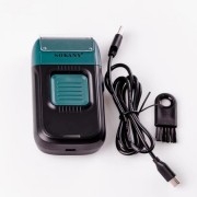 Мужская Электробритва SOKANY SK-385 шейвер для сухого бритья, Зеленый