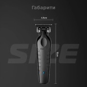 Триммер с керамическим ножом беспроводная аккумуляторная машинка с насадками Kemei KM-2299
