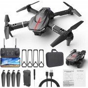 Квадрокоптер HT927 с камерой 720P в чехле складной мини дрон радиоуправляемый компактный с пультом