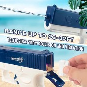 Водяной пистолет электрический аккумуляторный Water Gun Glock с 2 обоймами для воды Blue