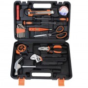 Универсальный набор бытовых инструментов из 13 предметов в черном пластиковом кейсе