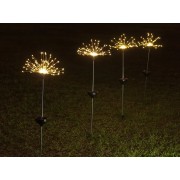 Фонарь садовый Фейерверк на солнечной батарее 90 led HA-38