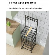 5-ти уровневая передвижная кухонная полка для хранения YH-6620-5