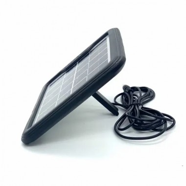 Солнечная станция с солнечной панелью и тремя лампочками GDLite YJ-8018 8017S с аккумулятором 4000 mAh