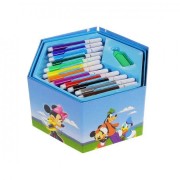 Набор для рисования и творчества Микки Маус 46 предметов в боксе-шестиграннике