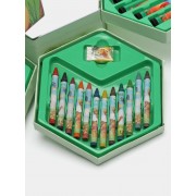 Набор для рисования Винни-де-Пух детский художественный набор 46 предметов в боксе-шестиграннике