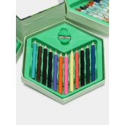 Набор для рисования Винни-де-Пух детский художественный набор 46 предметов в боксе-шестиграннике