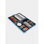 Набор для рисования и творчества, маркеры, карандаши, в чемоданчике, детям LAVRA 57 шт. Синий