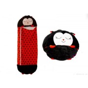 Детский спальный мешок плюшевая игрушка подушка TOPA Божья Коровка 120 см Красный Baby sleeping bag Size S