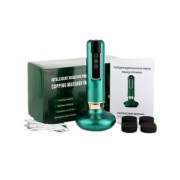 Вакуумный антицеллюлитный массажер для тела массаж гуашью Cupping Massager GREEN