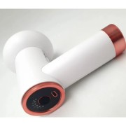 Массажер антицеллюлитный аккумуляторный для тела рук и ног 4 насадки 6 скоростей Deep Rolling Massager Белый