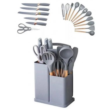 Набор кухонный Zepline ZP-107 аксессуары для кухни с 19 предметами.