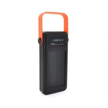 Power bank YM-635 40000mAh Solar Индикатор уровня заряда, для зарядки телефона с встроенными кабелями