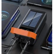 Power bank YM-635 40000mAh Solar Индикатор уровня заряда, для зарядки телефона с встроенными кабелями