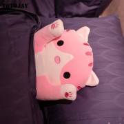 Мягкая детская игрушка Кот Батон 70 см, Розовый / Плюшевая игрушка подушка длинный котенок