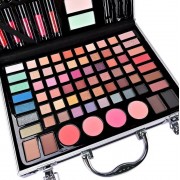 Косметический набор для макияжа в кейсе 30х21х6,5см, Черный / Бьюти кейс с косметикой
