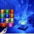 Ночник проектор КУБ с проекцией воды Настольная RGB лампа с эффектом водяной волны