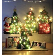 Детская Рождественская елочка с игрушками из фетра Chrismas Free Детская елочка на стену 95x70 см