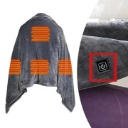 Электроодеяло Плед с подогревом (155*80) Electric Heating Shawl Blanket USB
