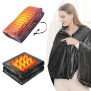 Электроодеяло Плед с подогревом (155*80) Electric Heating Shawl Blanket USB