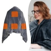 Электроодеяло Плед с подогревом (155*80) Electric Heating Shawl Blanket USB