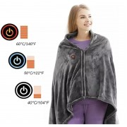 Электроодеяло Плед с подогревом (155*80) Electric Heating Shawl Blanket USB
