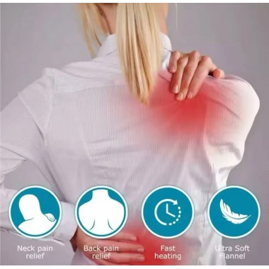 Электрогрелка для спины и шеи Heating Pad Электрическая грелка против боли в спине и шеи