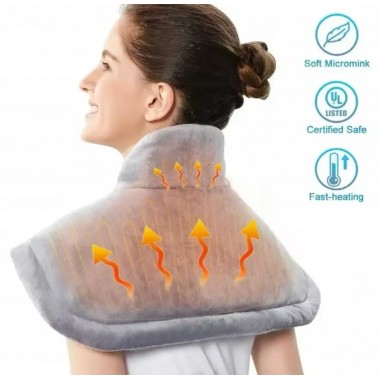 Электрогрелка для спины и шеи Heating Pad Электрическая грелка против боли в спине и шеи