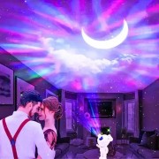 Музыкальный проектор звёздного неба с пультом и встроенной Bluetooth колонкой Проектор в виде Астронавта