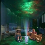 Музыкальный проектор звёздного неба с пультом и встроенной Bluetooth колонкой Проектор в виде Астронавта