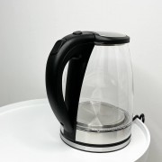 Электрический стеклянный чайник Rainberg RB-2250 с LED подсветкой 2200 Вт 1.8л,