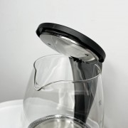 Электрический стеклянный чайник Rainberg RB-2250 с LED подсветкой 2200 Вт 1.8л,