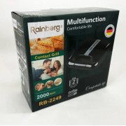 Гриль прижимной Rainberg RB-2249, домашний гриль для шаурмы, электрогриль для стейков 1800 Вт