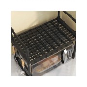 Полка-стеллаж для кухонной утвари с крючками YH-6616-2 Универсальная полка для кухни 48х26х49 см