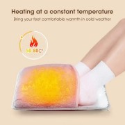 Портативная фланелевая грелка для ног с электрическим подогревом Foot warmer XL-997 Коврик с USB подогревом