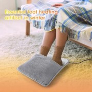 Портативная фланелевая грелка для ног с электрическим подогревом Foot warmer XL-997 Коврик с USB подогревом